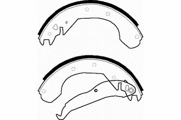 NECTO N1342 Brake Shoe Set